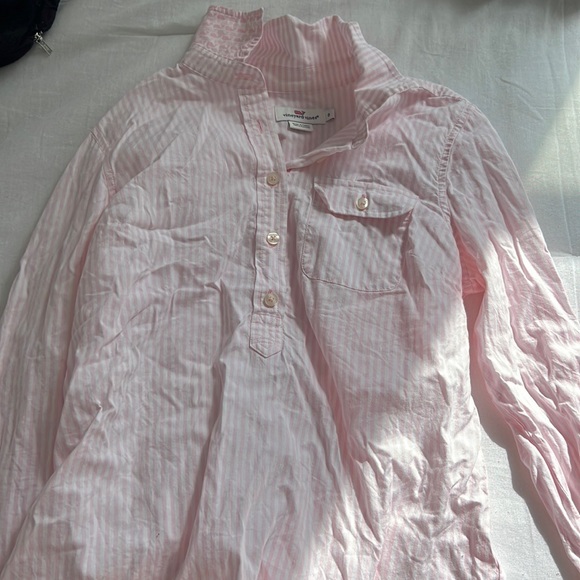 Tops - Vineyard Vines Gingham Pink Button down